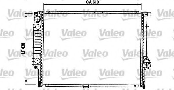 VALEO 819417 Радиатор, охлаждение двигателя для BMW 7 (Бмв 7) VALEO 819417 Радиатор, охлаждение двигателя для BMW 7 (Бмв 7)