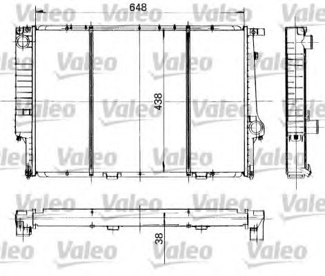 VALEO 819418 Радиатор, охлаждение двигателя для BMW 7 (Бмв 7) VALEO 819418 Радиатор, охлаждение двигателя для BMW 7 (Бмв 7)