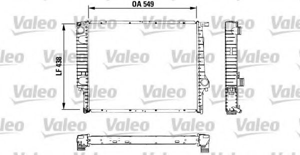 VALEO 819422 Радиатор, охлаждение двигателя для BMW 7 (Бмв 7) VALEO 819422 Радиатор, охлаждение двигателя для BMW 7 (Бмв 7)