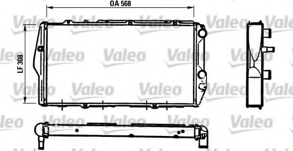 VALEO 819426 Радиатор, охлаждение двигателя для AUDI 100 (Ауди 100) VALEO 819426 Радиатор, охлаждение двигателя для AUDI 100 (Ауди 100)
