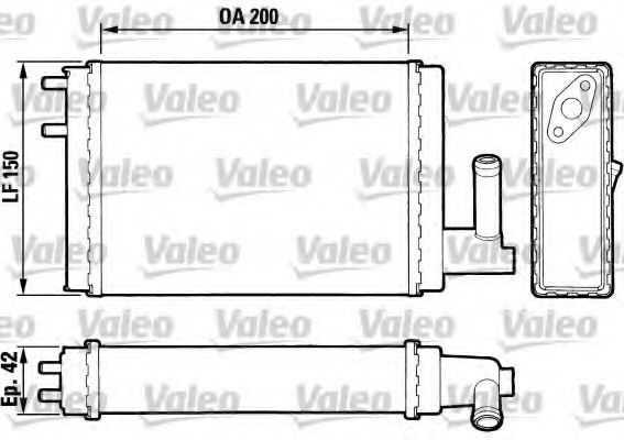 VALEO 883023 Теплообменник, отопление салона для FIAT STRADA II (Фиат Страда 2) VALEO 883023 Теплообменник, отопление салона для FIAT STRADA II (Фиат Страда 2)