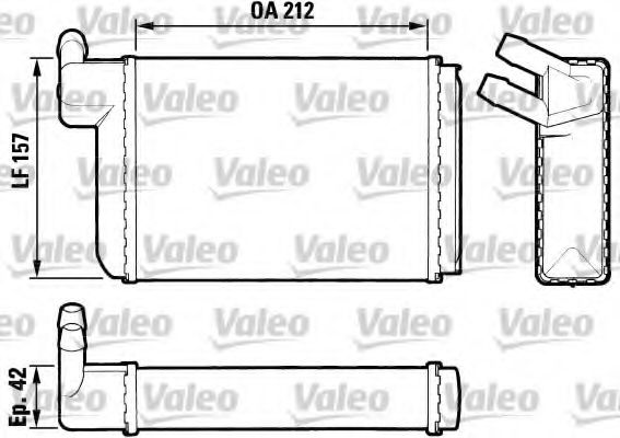 VALEO 883407 Теплообменник, отопление салона для VOLKSWAGEN JETTA (Фольксваген Жэтта) VALEO 883407 Теплообменник, отопление салона для VOLKSWAGEN JETTA (Фольксваген Жэтта)