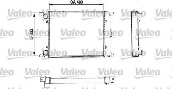 VALEO 883436 Радиатор, охлаждение двигателя для VOLKSWAGEN SCIROCCO (Фольксваген Сcироccо) VALEO 883436 Радиатор, охлаждение двигателя для VOLKSWAGEN SCIROCCO (Фольксваген Сcироccо)