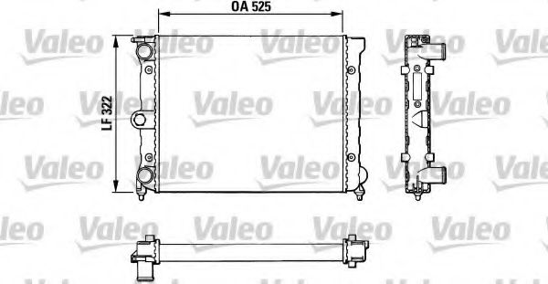 VALEO 883720 Радиатор, охлаждение двигателя для VOLKSWAGEN QUANTUM (Фольксваген Qуантум) VALEO 883720 Радиатор, охлаждение двигателя для VOLKSWAGEN QUANTUM (Фольксваген Qуантум)