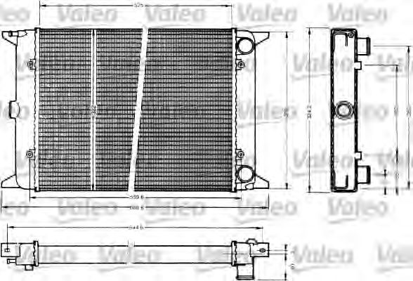VALEO 883766 Радиатор, охлаждение двигателя для VOLKSWAGEN SCIROCCO (Фольксваген Сcироccо) VALEO 883766 Радиатор, охлаждение двигателя для VOLKSWAGEN SCIROCCO (Фольксваген Сcироccо)