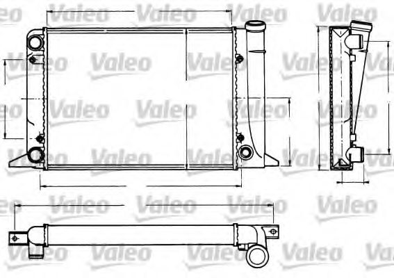 VALEO 883769 Радиатор, охлаждение двигателя для AUDI 80 (Ауди 80) VALEO 883769 Радиатор, охлаждение двигателя для AUDI 80 (Ауди 80)