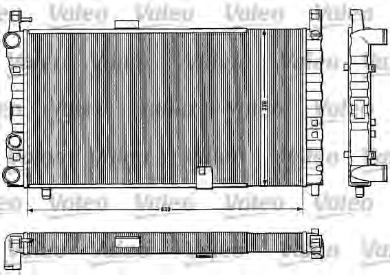 VALEO 883822 Радиатор, охлаждение двигателя для FIAT STRADA II (Фиат Страда 2) VALEO 883822 Радиатор, охлаждение двигателя для FIAT STRADA II (Фиат Страда 2)