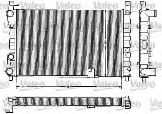 VALEO 883823 Радиатор, охлаждение двигателя для FIAT STRADA II (Фиат Страда 2) VALEO 883823 Радиатор, охлаждение двигателя для FIAT STRADA II (Фиат Страда 2)