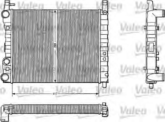 VALEO 883824 Радиатор, охлаждение двигателя для FIAT STRADA II (Фиат Страда 2) VALEO 883824 Радиатор, охлаждение двигателя для FIAT STRADA II (Фиат Страда 2)