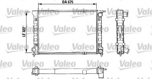 VALEO 883849 Радиатор, охлаждение двигателя для VOLKSWAGEN (Фольксваген) VALEO 883849 Радиатор, охлаждение двигателя для VOLKSWAGEN (Фольксваген)