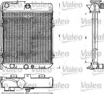 VALEO 883854 Радиатор, охлаждение двигателя для PEUGEOT 305 II (Пежо 305 2) VALEO 883854 Радиатор, охлаждение двигателя для PEUGEOT 305 II (Пежо 305 2)