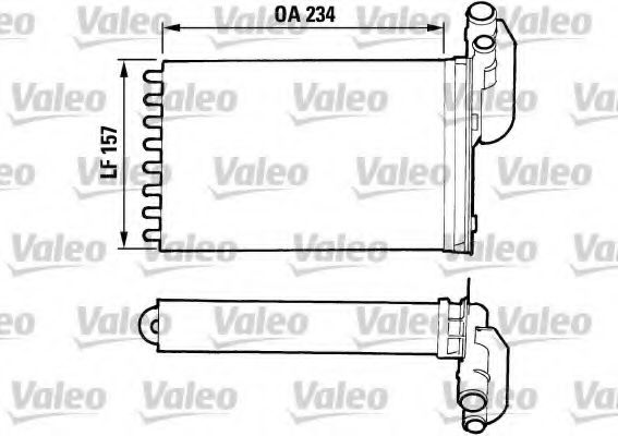 VALEO 883980 Теплообменник, отопление салона для RENAULT LUTECIA I (Рено Лутэcиа и) VALEO 883980 Теплообменник, отопление салона для RENAULT LUTECIA I (Рено Лутэcиа и)
