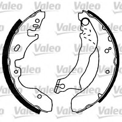 VALEO 562724 Тормозные колодоки для FORD MONDEO (Форд Мондэо) VALEO 562724 Тормозные колодоки для FORD MONDEO (Форд Мондэо)