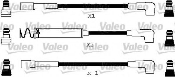 VALEO 346670 Комплект проводов зажигания для OPEL CORSA A (Опель Cорса а) VALEO 346670 Комплект проводов зажигания для OPEL CORSA A (Опель Cорса а)