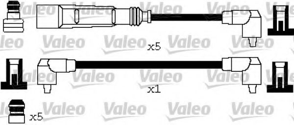 VALEO 346622 Комплект проводов зажигания для VOLKSWAGEN T4 MULTIVAN (Фольксваген Т4 мултиvан) VALEO 346622 Комплект проводов зажигания для VOLKSWAGEN T4 MULTIVAN (Фольксваген Т4 мултиvан)
