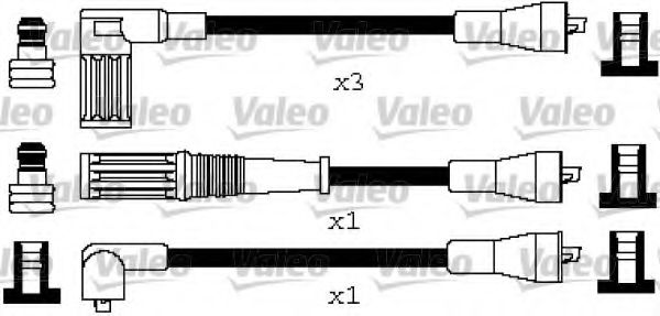VALEO 346617 Комплект проводов зажигания для FIAT TEMPRA (Фиат Тэмпра) VALEO 346617 Комплект проводов зажигания для FIAT TEMPRA (Фиат Тэмпра)