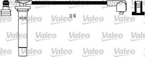 VALEO 346594 Комплект проводов зажигания для NISSAN MICRA II (Ниссан Микра 2) VALEO 346594 Комплект проводов зажигания для NISSAN MICRA II (Ниссан Микра 2)