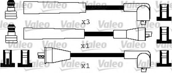 VALEO 346409 Комплект проводов зажигания для MITSUBISHI GALANT II (Митсубиши/митсубиси Галант 2) VALEO 346409 Комплект проводов зажигания для MITSUBISHI GALANT II (Митсубиши/митсубиси Галант 2)