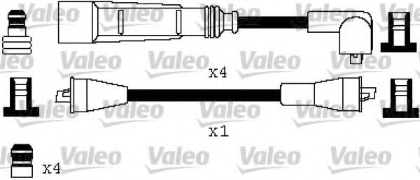 VALEO 346387 Комплект проводов зажигания для VOLKSWAGEN VANAGON III (Фольксваген Vанагон 3) VALEO 346387 Комплект проводов зажигания для VOLKSWAGEN VANAGON III (Фольксваген Vанагон 3)