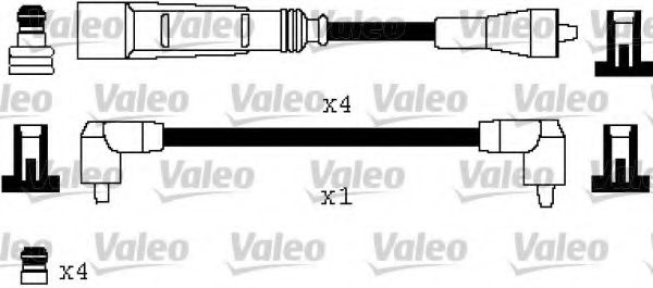 VALEO 346333 Комплект проводов зажигания для AUDI 90 (Ауди 90) VALEO 346333 Комплект проводов зажигания для AUDI 90 (Ауди 90)