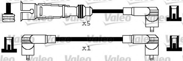 VALEO 346296 Комплект проводов зажигания для VOLKSWAGEN T4 MULTIVAN (Фольксваген Т4 мултиvан) VALEO 346296 Комплект проводов зажигания для VOLKSWAGEN T4 MULTIVAN (Фольксваген Т4 мултиvан)