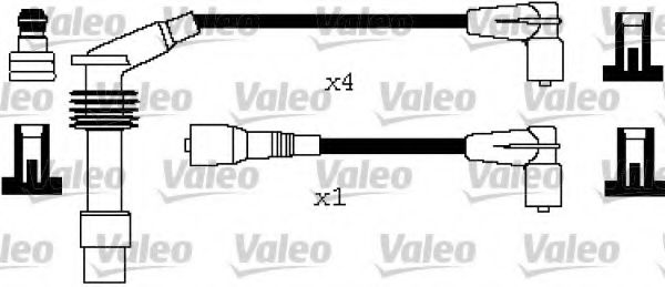 VALEO 346291 Комплект проводов зажигания для OPEL VITA B (Опель Vита б) VALEO 346291 Комплект проводов зажигания для OPEL VITA B (Опель Vита б)