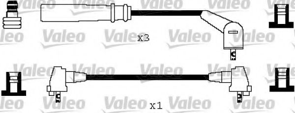 VALEO 346267 Комплект проводов зажигания для DAIHATSU CHARADE CENTRO IV (Дайхатсу Чарадэ cэнтро иv) VALEO 346267 Комплект проводов зажигания для DAIHATSU CHARADE CENTRO IV (Дайхатсу Чарадэ cэнтро иv)