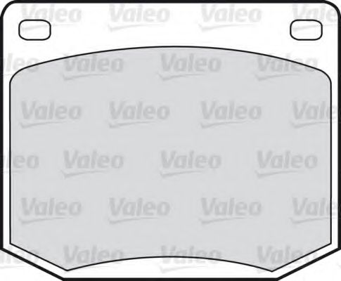 VALEO 551626 Комплект тормозных колодок, дисковый тормоз 