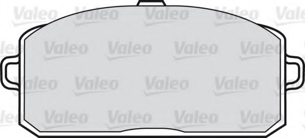 VALEO 551504 Комплект тормозных колодок, дисковый тормоз 