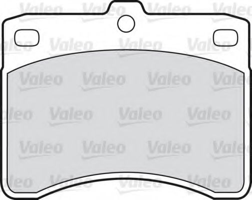 VALEO 551659 Комплект тормозных колодок, дисковый тормоз 