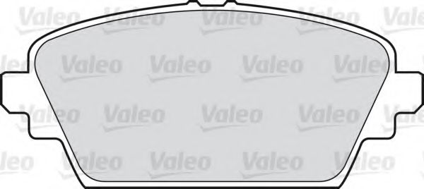 VALEO 598451 Комплект тормозных колодок, дисковый тормоз 