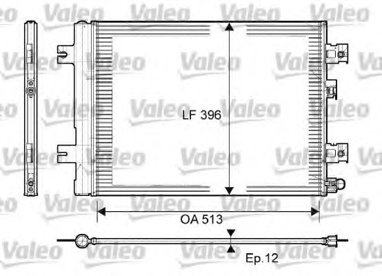 VALEO 814077 Конденсатор, кондиционер для DACIA SANDERO (Дача Сандэро) VALEO 814077 Конденсатор, кондиционер для DACIA SANDERO (Дача Сандэро)
