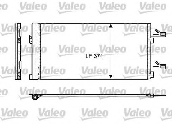 VALEO 814085 Конденсатор, кондиционер для CITROëN (Cитроëн) VALEO 814085 Конденсатор, кондиционер для CITROëN (Cитроëн)