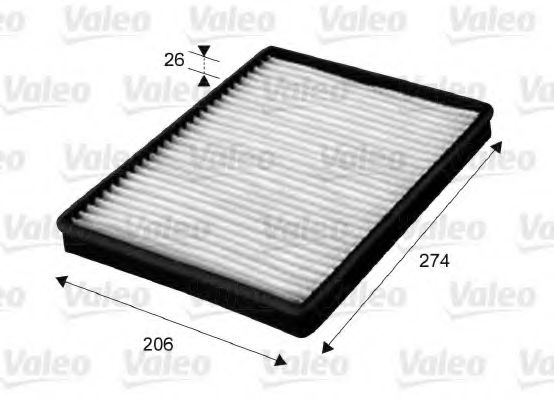 VALEO 715654 Фильтр, воздух во внутренном пространстве для CHEVROLET CAPTIVA (Шевроле Каптива) VALEO 715654 Фильтр, воздух во внутренном пространстве для CHEVROLET CAPTIVA (Шевроле Каптива)