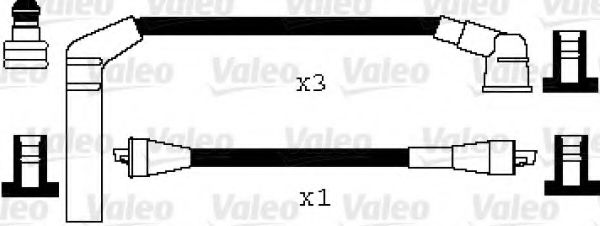 VALEO 346014 Комплект проводов зажигания для DAIHATSU DOMINO II (Дайхатсу Домино 2) VALEO 346014 Комплект проводов зажигания для DAIHATSU DOMINO II (Дайхатсу Домино 2)