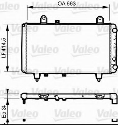 VALEO 730040 Радиатор, охлаждение двигателя для PEUGEOT (Пежо) VALEO 730040 Радиатор, охлаждение двигателя для PEUGEOT (Пежо)