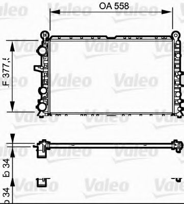 VALEO 810949 Радиатор, охлаждение двигателя для FIAT TEMPRA (Фиат Тэмпра) VALEO 810949 Радиатор, охлаждение двигателя для FIAT TEMPRA (Фиат Тэмпра)