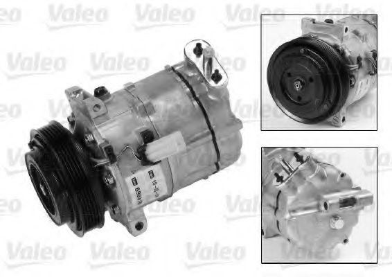 VALEO 699818 Компрессор, кондиционер для OPEL VECTRA C (Опель Вектра с) VALEO 699818 Компрессор, кондиционер для OPEL VECTRA C (Опель Вектра с)