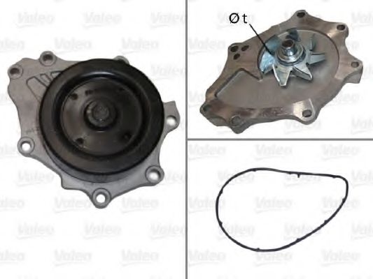 VALEO 506905 Водяной насос для TOYOTA RAV 4 III (Тойота/тоета Рав 4 3) VALEO 506905 Водяной насос для TOYOTA RAV 4 III (Тойота/тоета Рав 4 3)