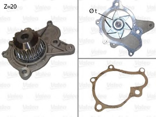VALEO 506922 Водяной насос для KIA RONDO III (Киа Рондо 3) VALEO 506922 Водяной насос для KIA RONDO III (Киа Рондо 3)