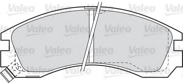 VALEO 598517 Тормозные колодки для MITSUBISHI COLT/RODEO (Митсубиши/митсубиси Cолт/родэо) VALEO 598517 Тормозные колодки для MITSUBISHI COLT/RODEO (Митсубиши/митсубиси Cолт/родэо)
