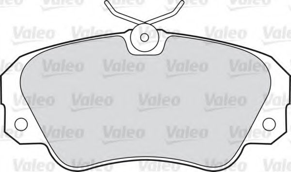 VALEO 598256 Комплект тормозных колодок, дисковый тормоз 