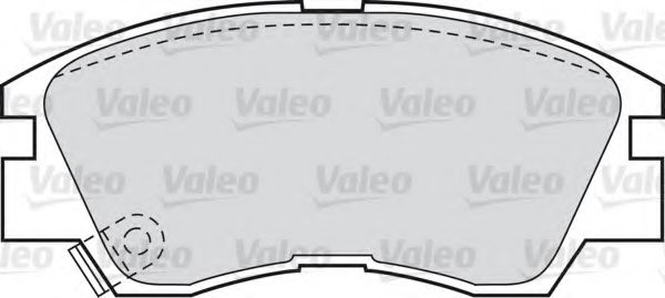 VALEO 598597 Тормозные колодки для MITSUBISHI COLT/RODEO (Митсубиши/митсубиси Cолт/родэо) VALEO 598597 Тормозные колодки для MITSUBISHI COLT/RODEO (Митсубиши/митсубиси Cолт/родэо)
