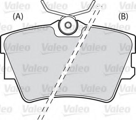 VALEO 598482 Тормозные колодки для VOLKSWAGEN T4 MULTIVAN (Фольксваген Т4 мултиvан) VALEO 598482 Тормозные колодки для VOLKSWAGEN T4 MULTIVAN (Фольксваген Т4 мултиvан)