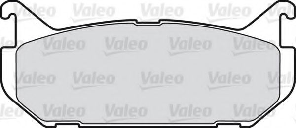 VALEO 598290 Комплект тормозных колодок, дисковый тормоз 