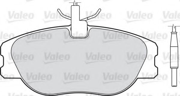VALEO 598064 Тормозные колодки для CITROËN DISPATCH (CитроËн Диспатч) VALEO 598064 Тормозные колодки для CITROËN DISPATCH (CитроËн Диспатч)