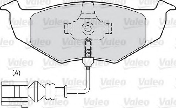 VALEO 598488 Тормозные колодки для VOLKSWAGEN (Фольксваген) VALEO 598488 Тормозные колодки для VOLKSWAGEN (Фольксваген)