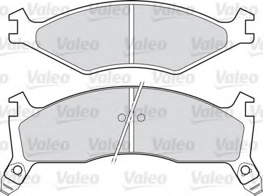 VALEO 598838 Тормозные колодки для KIA SPORTAGE (Киа Спортейдж)