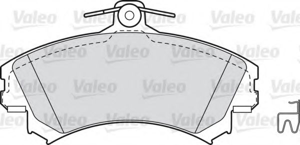 VALEO 598318 Тормозные колодки для PROTON WAJA (Протон Важа) VALEO 598318 Тормозные колодки для PROTON WAJA (Протон Важа)