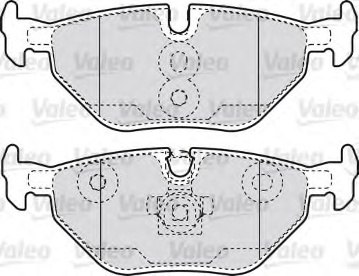 VALEO 598753 Тормозные колодки для BMW (Бмв) VALEO 598753 Тормозные колодки для BMW (Бмв)